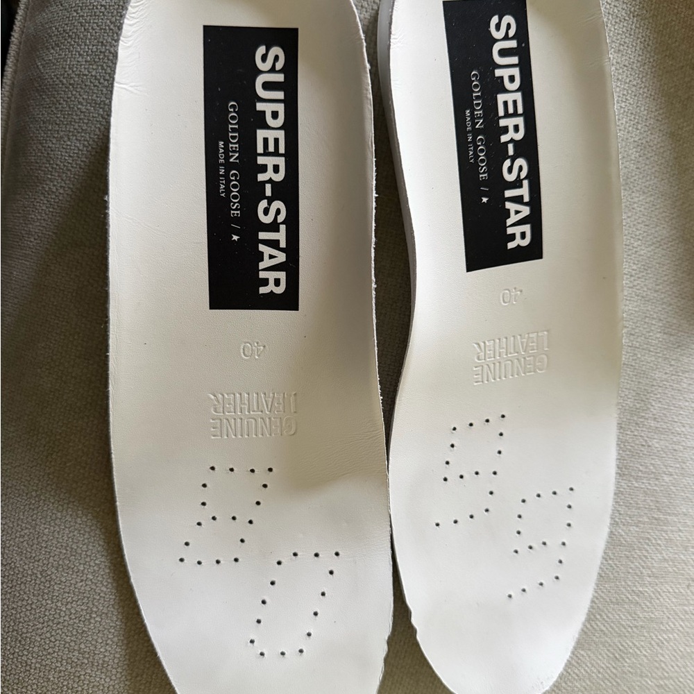 Golden Goose Superstar Black Corduroy Sneakers with Swarovski Crystals Sz 40 EUC - Picture 8 of 9